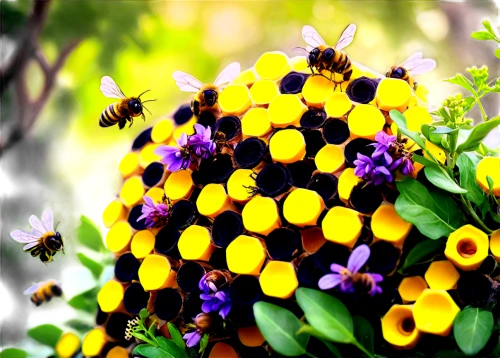 bee colony,bumblebees,bee eggs,bienen,bee farm,pollinate,bee house,bees,bee hive,honeybees,beekeeper plant,honey bees,western honey bee,stingless bees,bee colonies,bee,bombus,flower honey,pollination,drone bee,Illustration,American Style,American Style 02