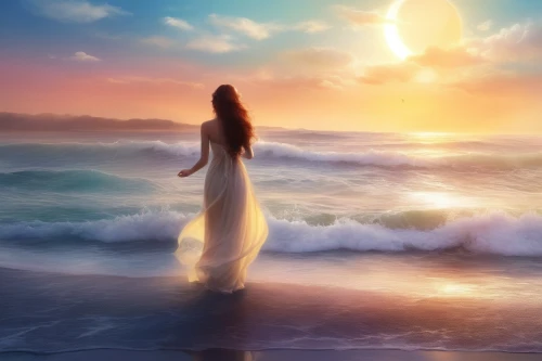 amphitrite,sirene,mermaid background,the endless sea,eurythmy,fantasy picture,ocean background,dreamscapes,sun and sea,fathom,hesperides,eternity,atlantica,ondine,ariadne,exaltation,urantia,dreamscape,inanna,beach background,Illustration,Realistic Fantasy,Realistic Fantasy 01