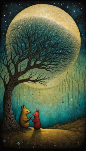 children's background,mabon,girl with tree,dreamtime,magic tree,fairy tale,storybook,a fairy tale,fantasy picture,dream art,red riding hood,befana,little red riding hood,fairy tale character,heathcliff,moonbeams,lughnasadh,the girl next to the tree,forest of dreams,dream world,Illustration,Abstract Fantasy,Abstract Fantasy 19