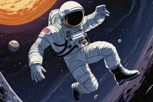 extravehicular,astronautic,spacewalking,spacesuit,space walk,astronaut,space suit,spacewalk,astronautical,spacewalks,spacewalker,astronautics,spaceman,astronaut suit,spacefaring,spacesuits,moon walk,spaceflights,taikonaut,cosmonaut,Illustration,American Style,American Style 09