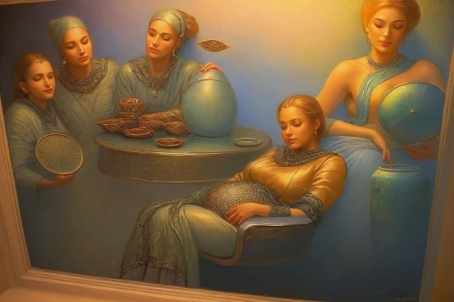 cezannes,botero,tretchikoff,women at cafe,amorsolo,midwives,meticulous painting,lachapelle,khokhloma painting,indian art,meninas,the painted eggs,pinturas,art gallery,oil painting on canvas,glass painting,paintings,obstetrics,jagannathan,szyk,Illustration,Realistic Fantasy,Realistic Fantasy 32