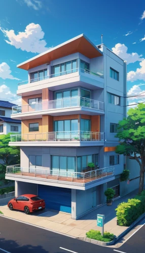 sky apartment,apartment complex,residential,apartment house,modern house,townhomes,apartment block,apartments,apartment building,residential property,honolulu,an apartment,dreamhouse,townhome,nozaki,residencial,kotoko,luxury property,modern architecture,shared apartment,Illustration,Japanese style,Japanese Style 03