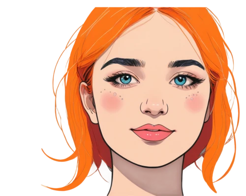 clementine,bright orange,vector girl,creamsicle,tangerine,orange half,digital painting,orange color,digital drawing,fresh orange,orangy,vector art,girl portrait,orangey,orange,vector illustration,orangish,digital art,half orange,digital illustration,Illustration,Paper based,Paper Based 19