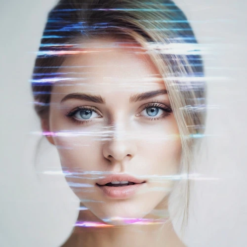 mystical portrait of a girl,hologram,holograph,prisms,blue eyes,women's eyes,aura,holography,light reflections,heterochromia,holograms,illumina,holographic,blue eye,lenses,light trail,telepath,light painting,refracts,hypnotizing,Photography,Artistic Photography,Artistic Photography 04