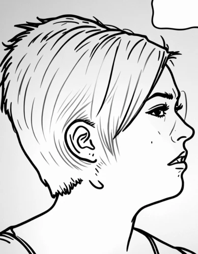 inking,comic halftone woman,inks,phonogram,pencilling,girl with speech bubble,profiles,intoning,penciling,undercut,mono-line line art,guillemin,sidecut,allred,lineart,speech balloons,line art,coloring pages,arrow line art,shorn,Design Sketch,Design Sketch,Rough Outline