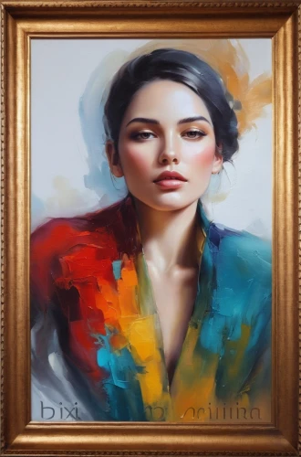 watercolor women accessory,etty,oil painting,oil painting on canvas,art painting,italian painter,zhulin,dilek,girl with cloth,ressam,watercolor frame,girl in cloth,viveros,yuriev,glass painting,dinkic,kordic,photo painting,young woman,martindell,Illustration,Paper based,Paper Based 04