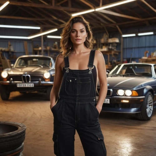 overalls,jumpsuit,denim jumpsuit,girl in overalls,dungarees,mechanic,kunis,car mechanic,maserati,coveralls,jumpsuits,car model,kelly brook,bmw,mercedes,denim,jeans background,girl and car,mopar,brakewoman,Photography,General,Commercial