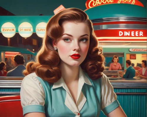 retro pin up girl,retro pin up girls,retro diner,retro woman,pin up girl,retro women,pin ups,pin-up girl,cigarette girl,pin up girls,pin-up girls,retro girl,fifties,50's style,valentine day's pin up,pin-up model,currin,soda fountain,valentine pin up,tretchikoff,Conceptual Art,Daily,Daily 12