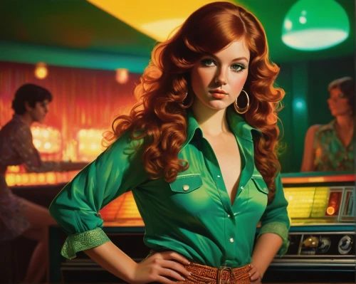 cigarette girl,barmaid,retro woman,retro women,pin ups,retro pin up girls,retro pin up girl,humphreville,retro girl,irishwoman,green jacket,wynonna,waitress,ceremonials,croupier,irishwomen,pin up girl,pin up girls,ginger ale,fujiko,Conceptual Art,Daily,Daily 12