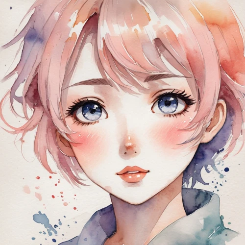 marinette,haru,mabuchi,watercolor,watercolors,watercolor blue,watercolor background,water colors,watercolours,watercolour paint,watercolor painting,watercolour,watercolor frame,krita,watercolor tea,nadeshiko,watercolor sketch,hinata,water color,natsuki,Illustration,Paper based,Paper Based 25