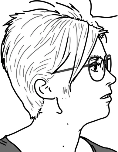 comic halftone woman,flat blogger icon,shorn,rapinoe,undercut,blogger icon,berwald,bespectacled,spectacled,sidecut,shorthaired,genderqueer,kagetsu,lemire,allred,scorpia,head icon,holtzmann,spex,reading glasses,Design Sketch,Design Sketch,Rough Outline