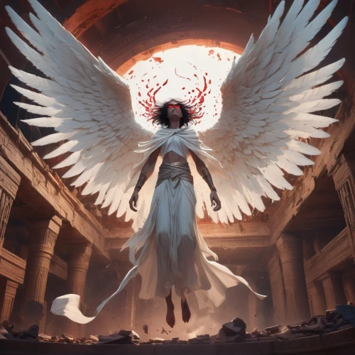 seraph,seraphim,angel wing,angelology,archangel,fallen angel,angel of death,angel wings,stone angel,angel,the archangel,harpy,angelfire,albedo,angelman,uriel,winged heart,angels of the apocalypse,angel girl,metatron,Conceptual Art,Fantasy,Fantasy 01