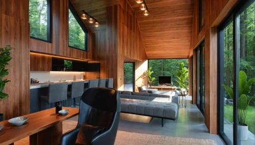 cabin,modern room,livingroom,sunroom,interior modern design,forest house,cubic house,inverted cottage,small cabin,cabins,breakfast room,home interior,minotti,living room,interiors,sitting room,chalet,contemporary decor,wooden windows,great room,Photography,General,Realistic