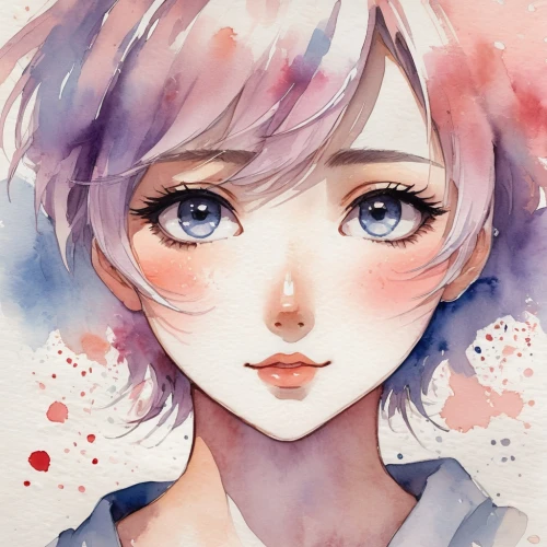 marinette,watercolor,watercolors,watercolor background,nadeshiko,haru,rei ayanami,watercolour paint,tsukiyama,nanami,kanke,watercolor painting,watercolours,mabuchi,watercolour,watercolor paper,watercolor sketch,watercolor blue,natsuki,water colors,Illustration,Paper based,Paper Based 25