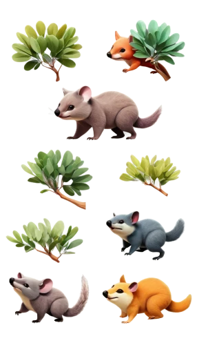 rodentia icons,bandicoots,small animals,fox stacked animals,whimsical animals,forest animals,metazoans,treeshrews,herbivores,anteaters,animal shapes,mammals,woodland animals,tenrecs,fall animals,lab mouse icon,palmice,hedgehogs,echidnas,acorns,Illustration,Paper based,Paper Based 27