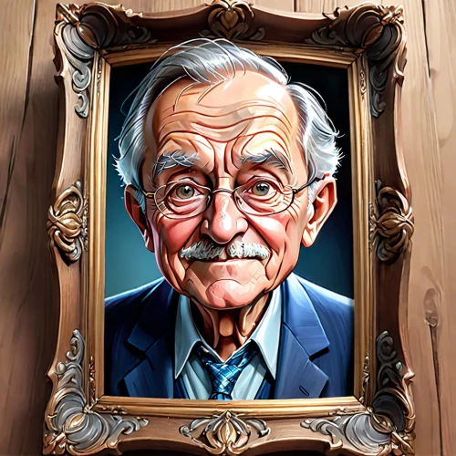 excelsior,stanlee,stan lee,zygi,feeny,elderly man,custom portrait,geppetto,caricaturist,excelsiors,hayek,wiesel,frame illustration,portrait background,reppetto,wooden frame,grandpa,papovich,wood frame,framed paper,Anime,Anime,General