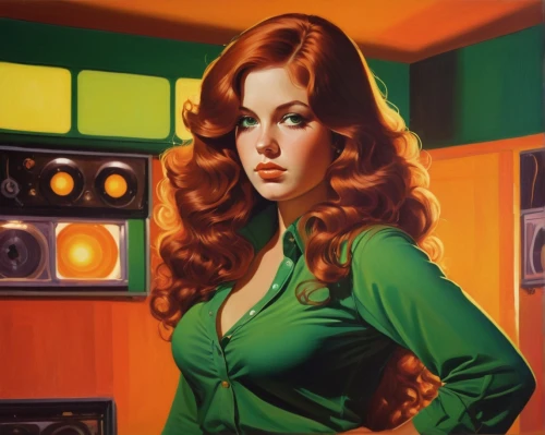 retro woman,retro women,ann margarett-hollywood,telephone operator,retro girl,radebaugh,maureen o'hara - female,bouffant,fifties records,redheads,retro pin up girl,fujiko,kemper,connie stevens - female,radiophonic,cool pop art,modern pop art,carolee,boufflers,hildebrandt,Conceptual Art,Daily,Daily 12