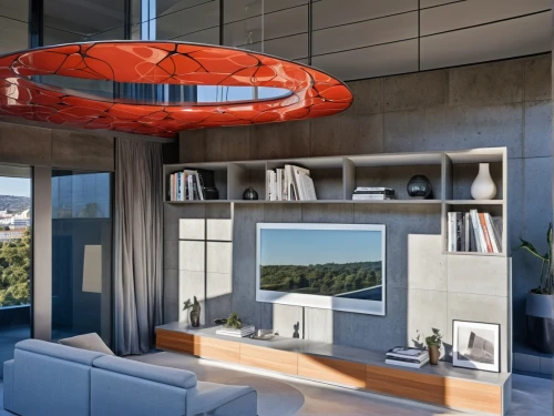 sky apartment,ufo interior,electrohome,cubic house,modern decor,sky space concept,modern room,aircell,transparent window,skycycle,penthouses,inverted cottage,skycar,cube house,modern office,airstream,contemporary decor,mobile home,futuristic architecture,interior modern design,Photography,General,Realistic