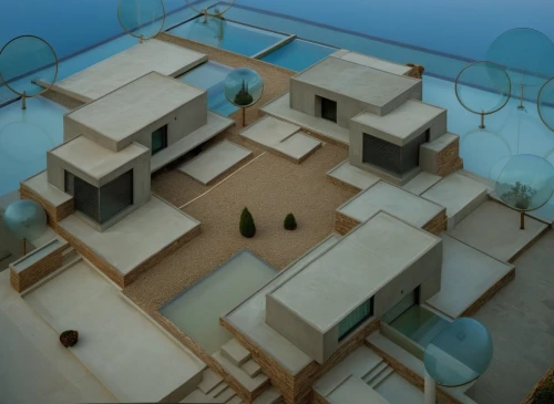 cube stilt houses,cubic house,habitaciones,seasteading,underwater playground,aqua studio,3d rendering,hejduk,isometric,pasmore,corbu,cube house,water cube,corbusier,sketchup,artificial islands,inverted cottage,3d render,pool house,habitational,Photography,General,Realistic