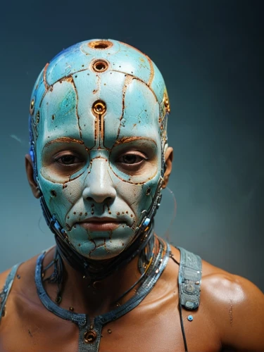 tezcatlipoca,oenomaus,humanoid,caliban,bodypainting,siberut,automaton,asaro,maliana,robosapien,blue demon,cyborg,body painting,bodypaint,meditrust,automata,maximilien,robotman,taino,jarawa,Photography,General,Fantasy