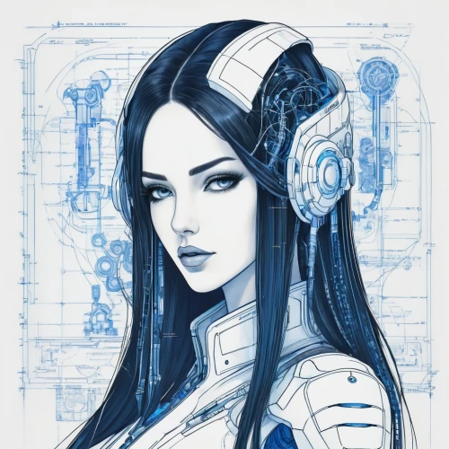 cortana,widowmaker,biotic,calibrations,kitana,longhena,headset,cybernetic,blueprint,sketching,liara,longmei,blue enchantress,amidala,cybernetically,vayne,starcraft,droid,soundwave,prelimary,Unique,Design,Blueprint