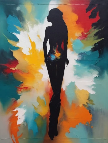 woman silhouette,women silhouettes,silhouette art,art silhouette,dance silhouette,woman walking,oil painting on canvas,silhouette dancer,girl walking away,art painting,glass painting,paint strokes,watercolor paint strokes,dance with canvases,thick paint strokes,mermaid silhouette,girl in a long,neon body painting,demoiselles,woman thinking,Illustration,Paper based,Paper Based 04