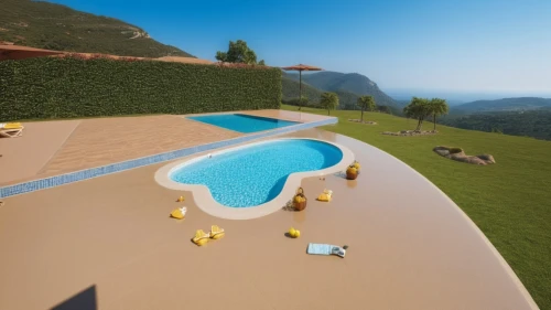 infinity swimming pool,outdoor pool,dug-out pool,roof top pool,pool house,swimming pool,pools,3d rendering,holiday villa,inflatable pool,render,3d render,piscine,roof landscape,lefay,luxury property,renders,3d rendered,piscina,poolside,Photography,General,Realistic