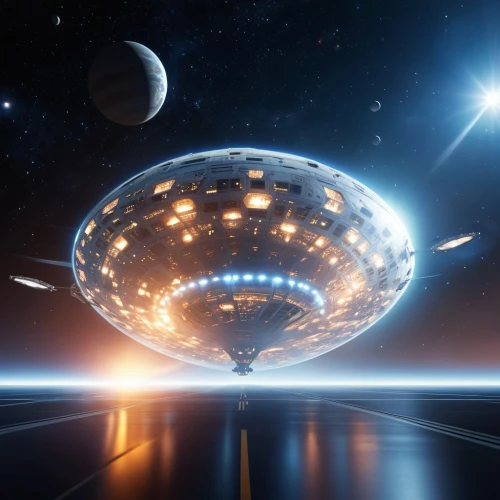 cosmosphere,perisphere,spaceball,delamar,homeworld,heliosphere,technosphere,enterprise,orbital,lightwave,sphere,fdl,disco ball,prism ball,ringworld,spheres,mirror ball,starbase,space ship,planetarium,Photography,General,Realistic