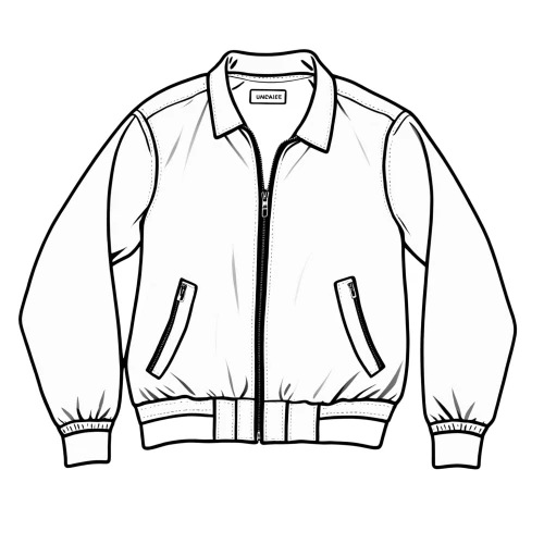 horsehide,blouson,jacket,jacketed,straitjacketed,vectoring,coveralls,oilskin,outer,outerwear,vectorization,gilet,veste,cordura,formfitting,fashion vector,shearling,coverall,topcoat,detailing,Design Sketch,Design Sketch,Rough Outline