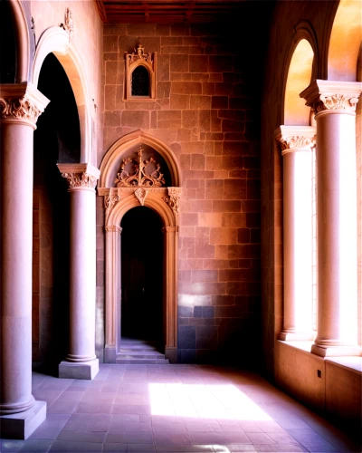 cloisters,cloister,cloistered,arcaded,archways,abbaye de belloc,porticos,doorways,abbazia,corridors,corridor,convento,monastic,abbaye,monasterium,vallbona,umayyad palace,porticoes,gandzasar,entranceways,Conceptual Art,Fantasy,Fantasy 28