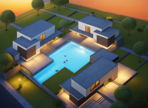 voxels,3d render,isometric,voxel,3d rendering,3d rendered,swimming pool,modern house,pool house,render,3d mockup,suburbs,dug-out pool,shaders,roof top pool,cubic house,development concept,rendered,renders,dreamhouse,Photography,General,Realistic
