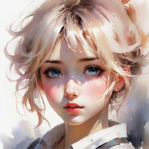 violet evergarden,girl portrait,sakamaki,jeeta,haru,krita,marinette,fantasy portrait,mystical portrait of a girl,digital painting,eloise,ann,natsuki,janna,anime girl,bns,lovett,nanami,peach,yachi,Conceptual Art,Oil color,Oil Color 03