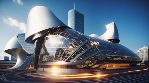 futuristic architecture,futuristic art museum,calatrava,arcology,etfe,superstructures,gehry,esteqlal,megaprojects,megastructure,aerotropolis,libeskind,morphosis,futuroscope,wolfensohn,smart city,azrieli,futuristic landscape,sky space concept,urbis,Conceptual Art,Sci-Fi,Sci-Fi 09