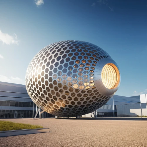 epcot ball,futuroscope,spheres,honeycomb structure,futuristic art museum,glass sphere,universum,3d rendering,building honeycomb,futuristic architecture,etfe,golfball,solar cell base,ball cube,render,perisphere,nurbs,sphere,discoideum,thyssenkrupp,Photography,General,Realistic