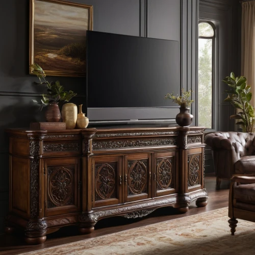 tv cabinet,credenza,danish furniture,dark cabinetry,sideboard,antique furniture,biedermeier,minotti,sideboards,natuzzi,zoffany,mantelpieces,antique sideboard,mantels,overmantel,furnishes,chimneypiece,furnishings,mobilier,sitting room,Photography,General,Natural