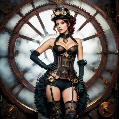 steampunk,steampunk gears,clockmaker,victoriana,rasputina,horologist,antiquorum,helsing,aveline,ships wheel,clockwork,victorian lady,timekeeper,clockmakers,grandfather clock,clockworks,victorian style,machinist,pocketwatch,victorianism,Conceptual Art,Fantasy,Fantasy 25