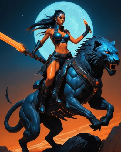 warrior woman,female warrior,niobe,kitana,sekhmet,centaurs,panthera,barsoom,pantha,sisoulith,kshetra,fantasy woman,zira,korana,zarina,asherah,fantasy art,blackfire,centaur,mystara,Illustration,Realistic Fantasy,Realistic Fantasy 07