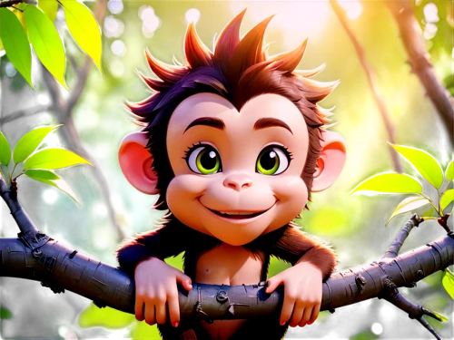 baby monkey,monkey,monkeying,cheeky monkey,macaco,the monkey,monke,simian,monkey god,alvin,monkeys,cute cartoon character,tombi,singe,tarzan,cute cartoon image,uakari,primate,monkey banana,mally,Conceptual Art,Daily,Daily 21