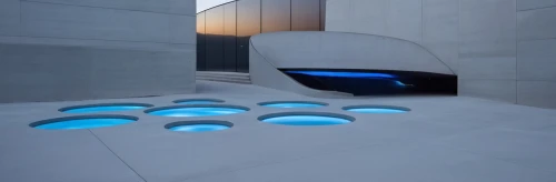 futuristic art museum,turrell,futuristic architecture,infinity swimming pool,spa water fountain,ufo interior,floor fountain,blue spheres,sky space concept,mikvah,water cube,corian,jacuzzis,spaceship interior,futuristic landscape,water sofa,luxury bathroom,arcology,aqua studio,silico,Photography,General,Realistic