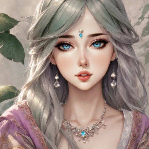 elven,diaochan,luthra,surana,galadriel,mervat,mikimoto,violet head elf,inara,azura,nitaya,seregil,lyria,arundhati,xufeng,behenna,fairie,elven flower,yuna,fantasy portrait