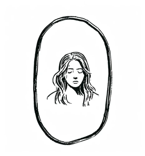 oval frame,the mirror,magic mirror,mirror frame,mirror,line art wreath,oval,self portrait,satrapi,girl with speech bubble,looking glass,miroir,pregnant woman icon,round frame,henna frame,girl in a wreath,frame illustration,outside mirror,woman's face,mirrors