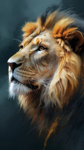 lion,aslan,african lion,magan,leonine,panthera leo,male lion,lionheart,lion head,lion - feline,lion white,forest king lion,tigon,roaring,digital painting,skeezy lion,female lion,lion number,goldlion,lionore,Conceptual Art,Fantasy,Fantasy 12