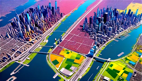 city blocks,microdistrict,colorful city,metropolis,citydev,superhighways,urbanism,megalopolis,shanghai,urbanworld,cities,cyberport,artificial islands,rezoning,tianjin,dubai,urbanization,micropolis,cityzen,cybercity,Conceptual Art,Sci-Fi,Sci-Fi 10