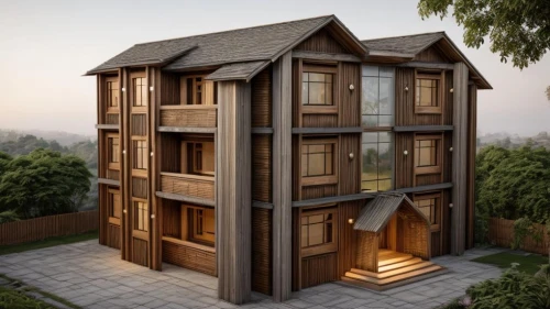wooden house,timber house,cubic house,frame house,cube house,wooden sauna,cube stilt houses,miniature house,inverted cottage,wood doghouse,treehouses,wooden facade,3d rendering,tree house,model house,two story house,townhome,small house,wooden construction,danish house,Architecture,Villa Residence,Nordic,Nordic Vernacular