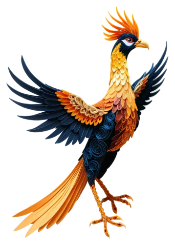phoenix rooster,uniphoenix,garrison,an ornamental bird,archaeopteryx,ornamental bird,golden pheasant,chakavian,pajarito,confuciusornis,bird png,fenix,phoenixes,phenix,eoraptor,microraptor,eagle vector,pheasant,aguila,bearded vulture,Unique,Paper Cuts,Paper Cuts 09