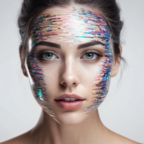 multicolor faces,face paint,beauty mask,chevrier,neon body painting,colorful glass,bodypaint,bodypainting,beauty face skin,cosmetics packaging,polychromed,body art,neon makeup,holographic,prismatic,body painting,light mask,cosmetics,rankin,perspex,Photography,Artistic Photography,Artistic Photography 11