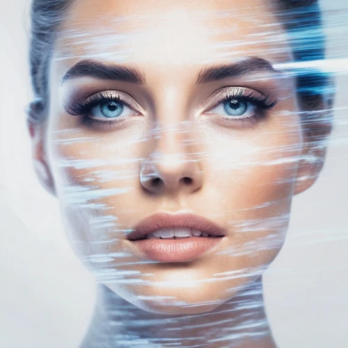 hyaluronic,lens reflection,hologram,retouching,procollagen,women's eyes,aura,collagen,aesthetician,holography,alita,generative ai,woman face,light mask,beauty face skin,synthetic,hydrogel,telepath,veil,lenses,Photography,Artistic Photography,Artistic Photography 04