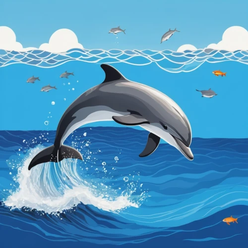 dolphin background,bottlenose dolphins,oceanic dolphins,bottlenose dolphin,tursiops,dolphin swimming,a flying dolphin in air,dolphins,dolphin,dolphin show,dauphins,northern whale dolphin,dolphins in water,dolfin,two dolphins,ballenas,ballena,dusky dolphin,delphin,porpoise,Illustration,Paper based,Paper Based 27