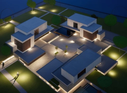 3d rendering,voxel,3d render,modern house,voxels,ambient lights,cubic house,fractal lights,isometric,luminosa,3d rendered,school design,render,luminarias,cube house,renders,lighting system,modern architecture,3d model,residential house,Photography,General,Realistic