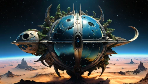 stardock,skyship,primordia,deltha,skyterra,orbiter,planetoid,alien ship,bathysphere,primosphere,globecast,cosmosphere,unicron,wildstar,mothership,planetaria,badland,homeworlds,spelljammer,planescape,Unique,Paper Cuts,Paper Cuts 01